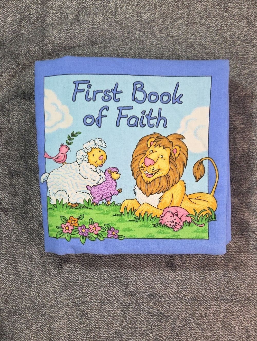 Vintage First Book of Faith Soft Cloth Baby Book 2005 Excellent Condition Y2K